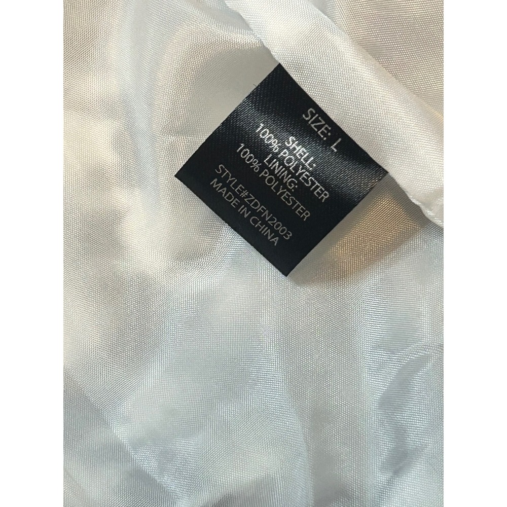 Fashion Nova Houndstooth Blazer Black White Two Button Jacket Large - Picture 6 of 8